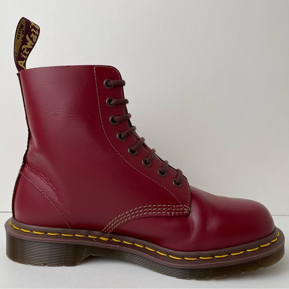 Dr. Martens Oxblood Red Quilon Leather 1460 England Lace Up Boots UK 6 - Picture 4 of 16